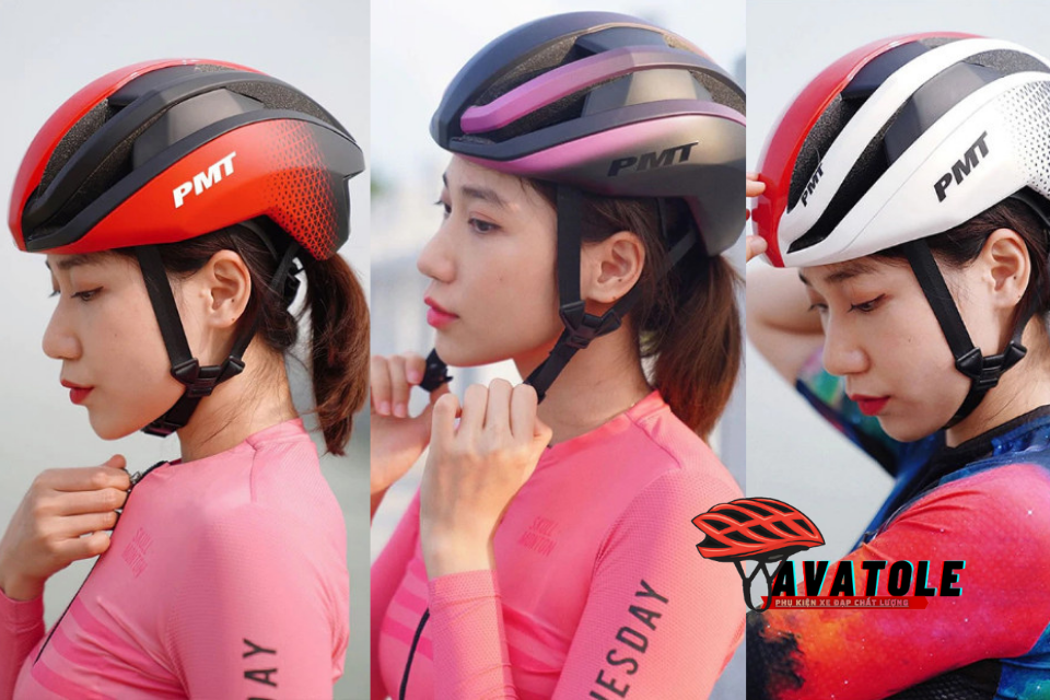 Chi tiết mũ bảo hiểm thể thao PMT Pudi