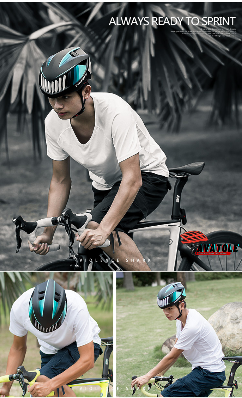 Nón bảo hiểm thể thao Promend Shark Nón bảo hiểm thể thao Promend Shark