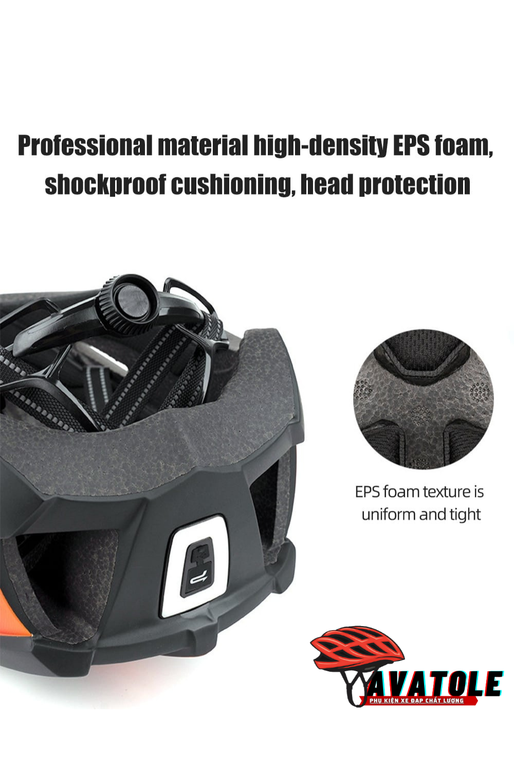 Chi tiết nón Promend co kính và đèn sau