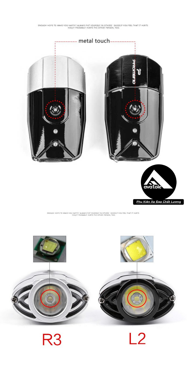 Đèn Trước Xe Đạp Promned 1200lumen Đèn Trước Xe Đạp Promned 1200lumen