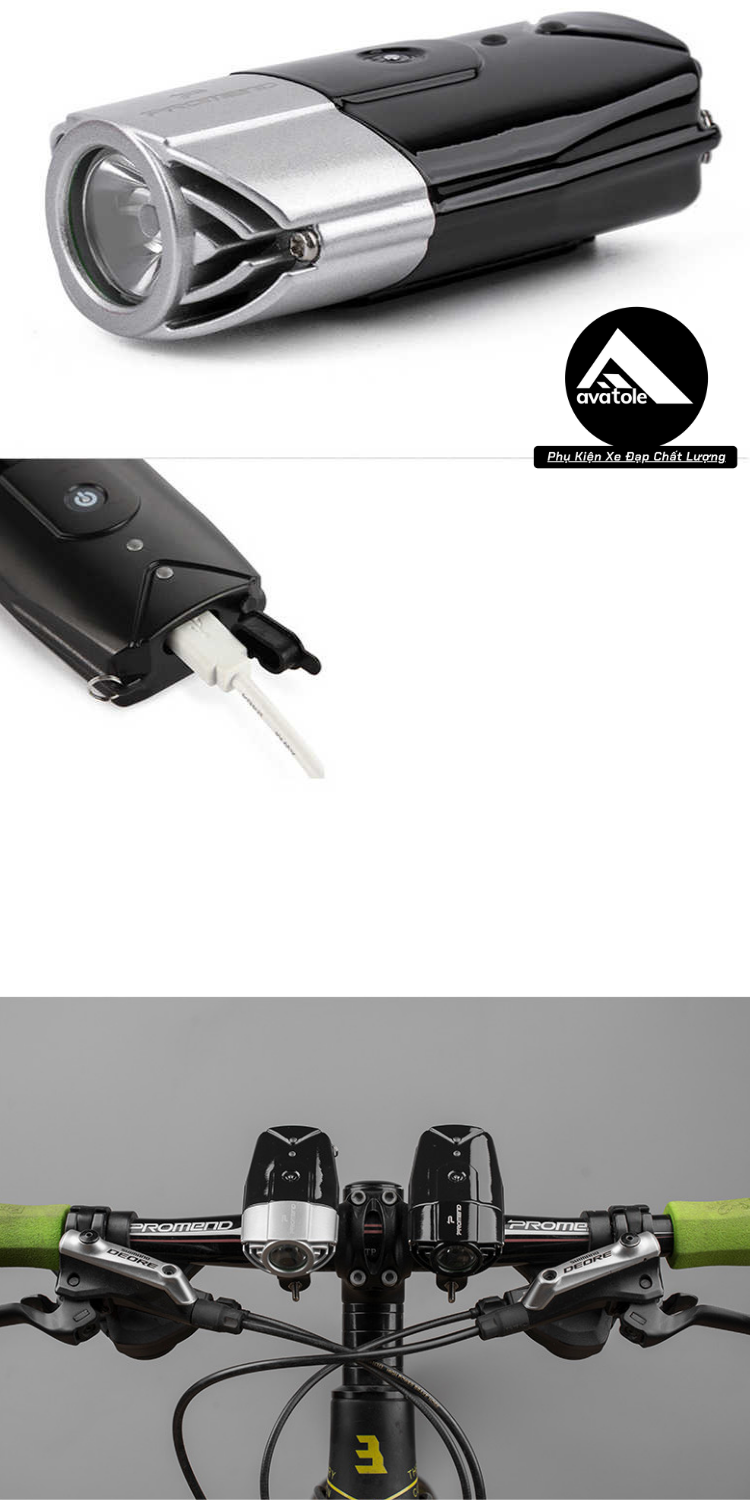 Đèn Trước Xe Đạp Promned 1200lumen Đèn Trước Xe Đạp Promned 1200lumen