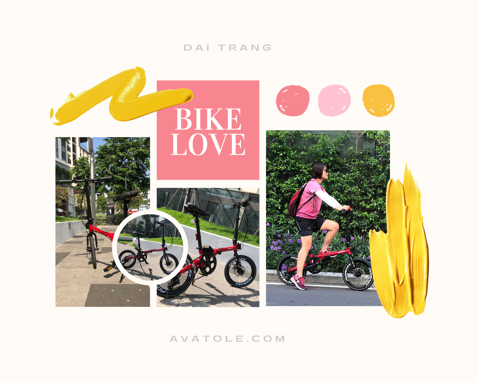 CÔ GÁI VÀ XE ĐẠP GẤP CÔ GÁI VÀ XE ĐẠP GẤP