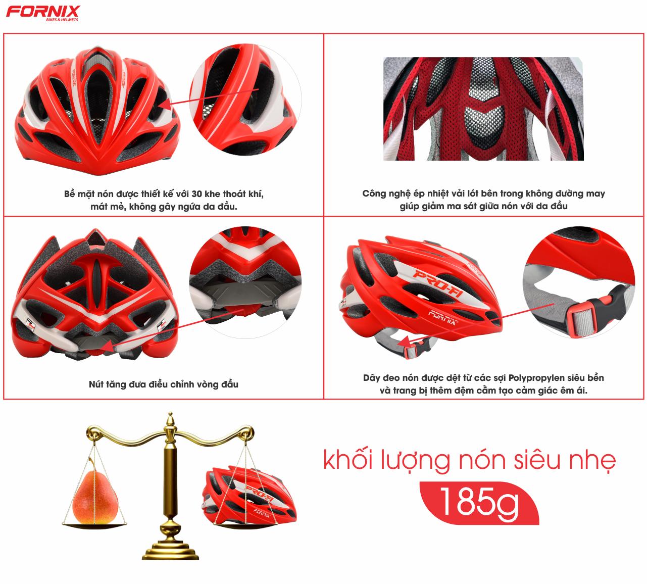 Nón Bảo Hiểm Thể Thao Fornix A02N050L