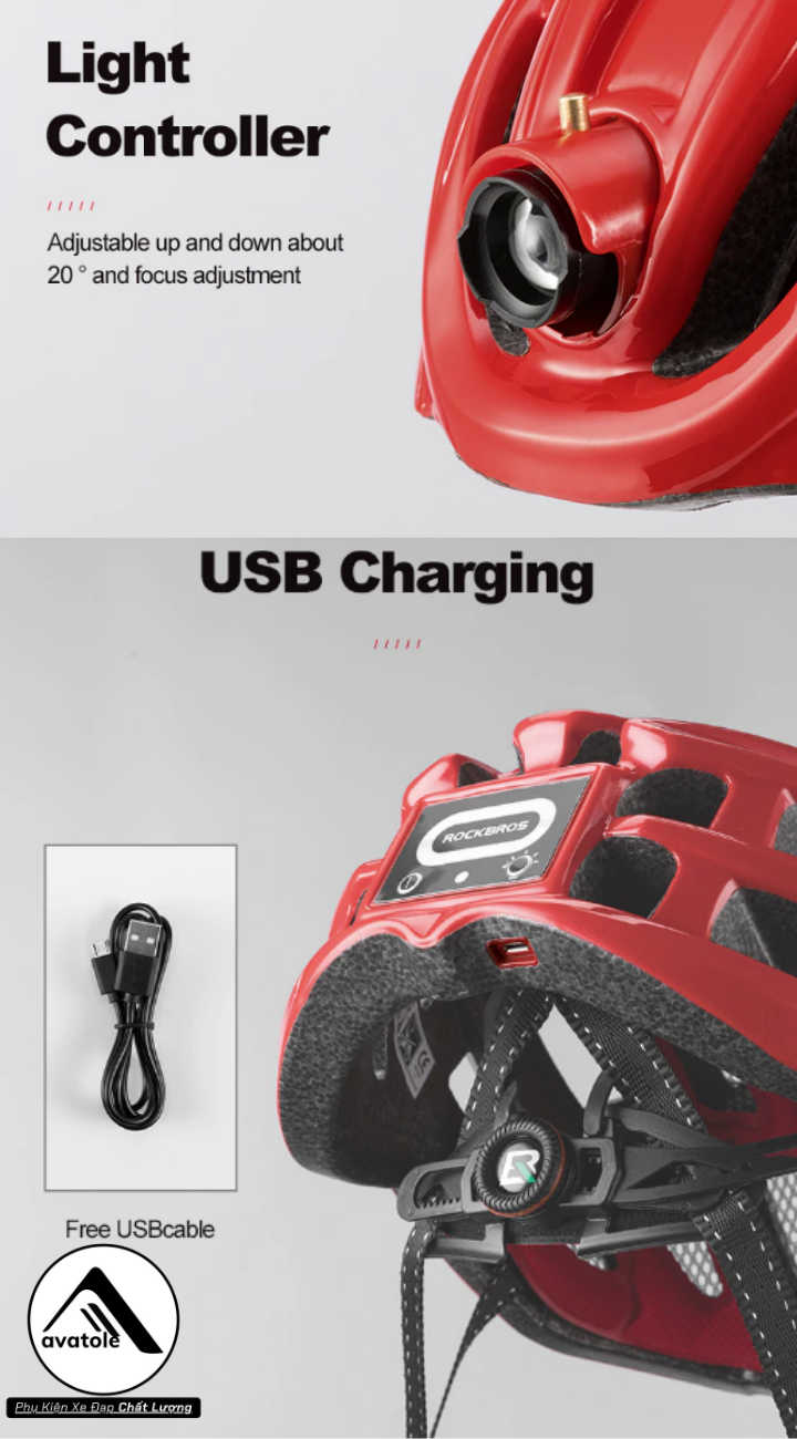 Nón Bảo Hiểm Thể Thao RockBros Light