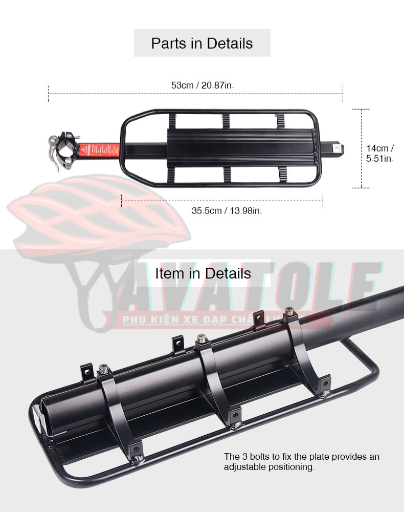 BAGA NHÔM GẮN CỐT YÊN