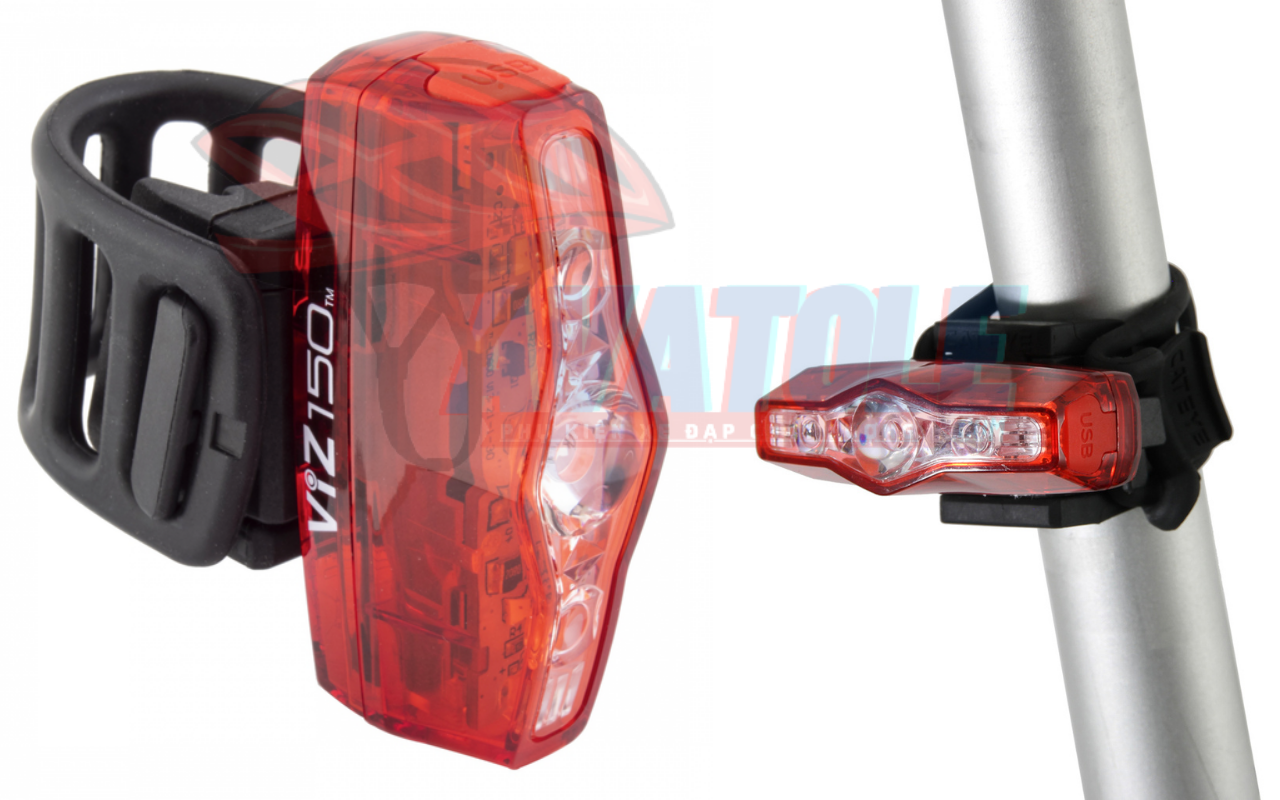 Đèn hậu xe đạp Cateye Viz 150