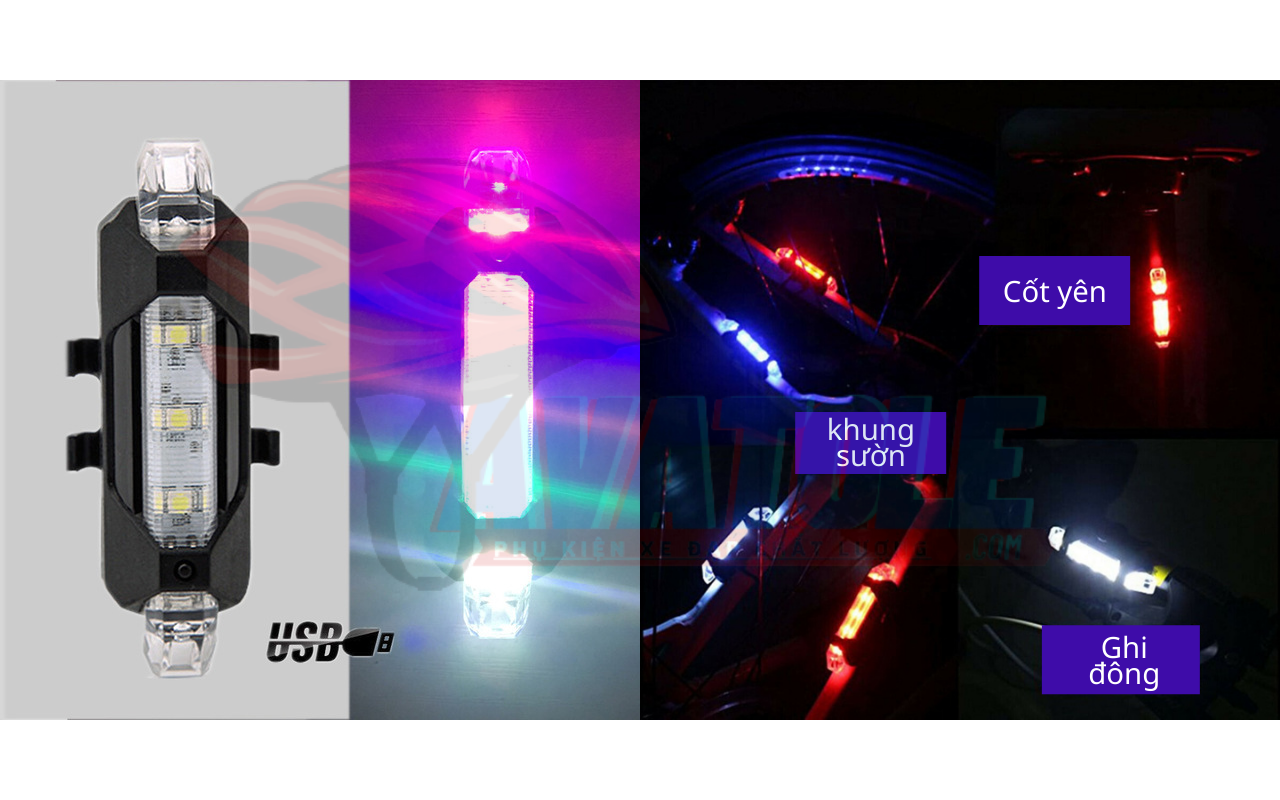 ĐÈN HẬU XE ĐẠP RAPID X AQY-093#