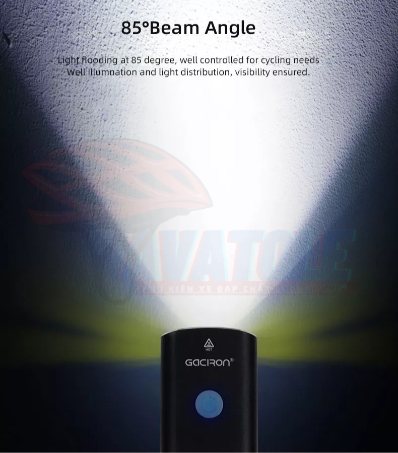 Đèn trước xe đạp Gaciron V9CP - 400 Đèn trước xe đạp Gaciron V9CP - 400