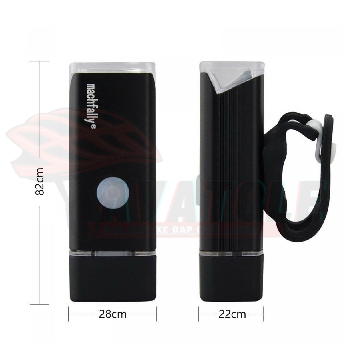 Đèn trước xe đạp Machfally Đèn trước xe đạp Machfally