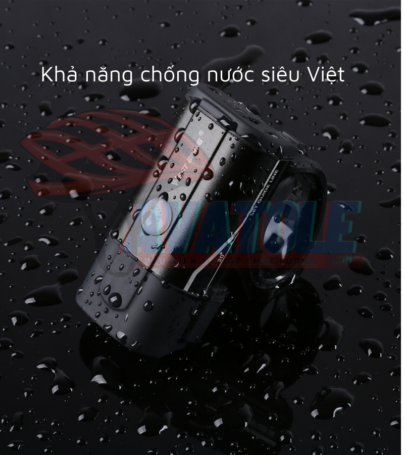 Đèn trước xe đạp West Biking L2 350 Lumen