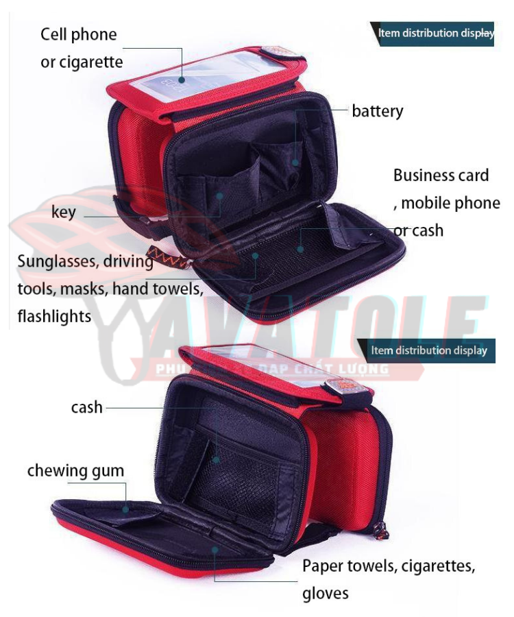 Túi xe đạp CBR bắt sườn