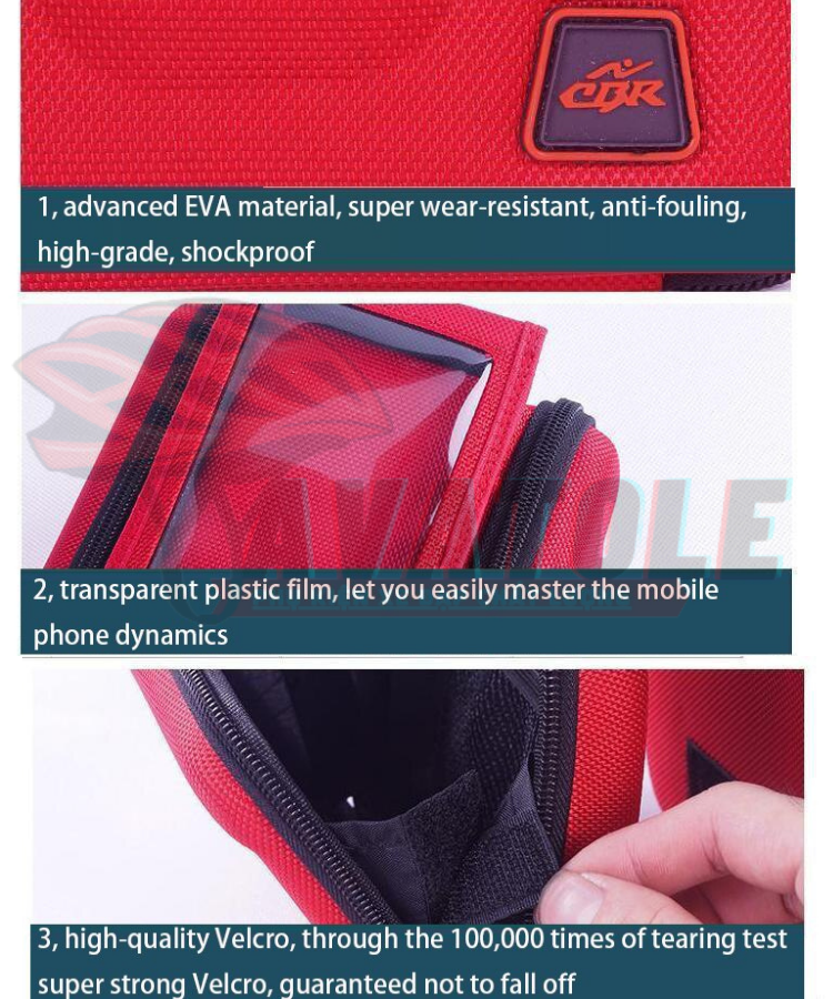 Túi xe đạp CBR bắt sườn