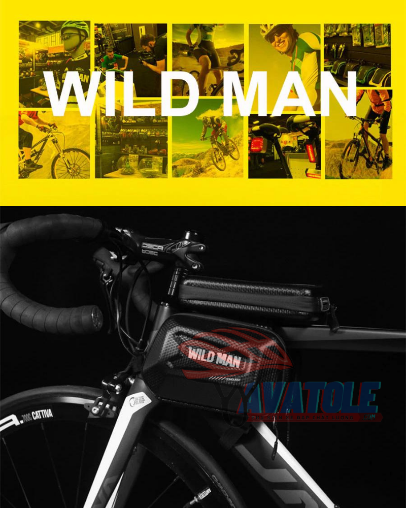 Túi treo sườn xe đạp Wild Man E6S Túi treo sườn xe đạp Wild Man E6S