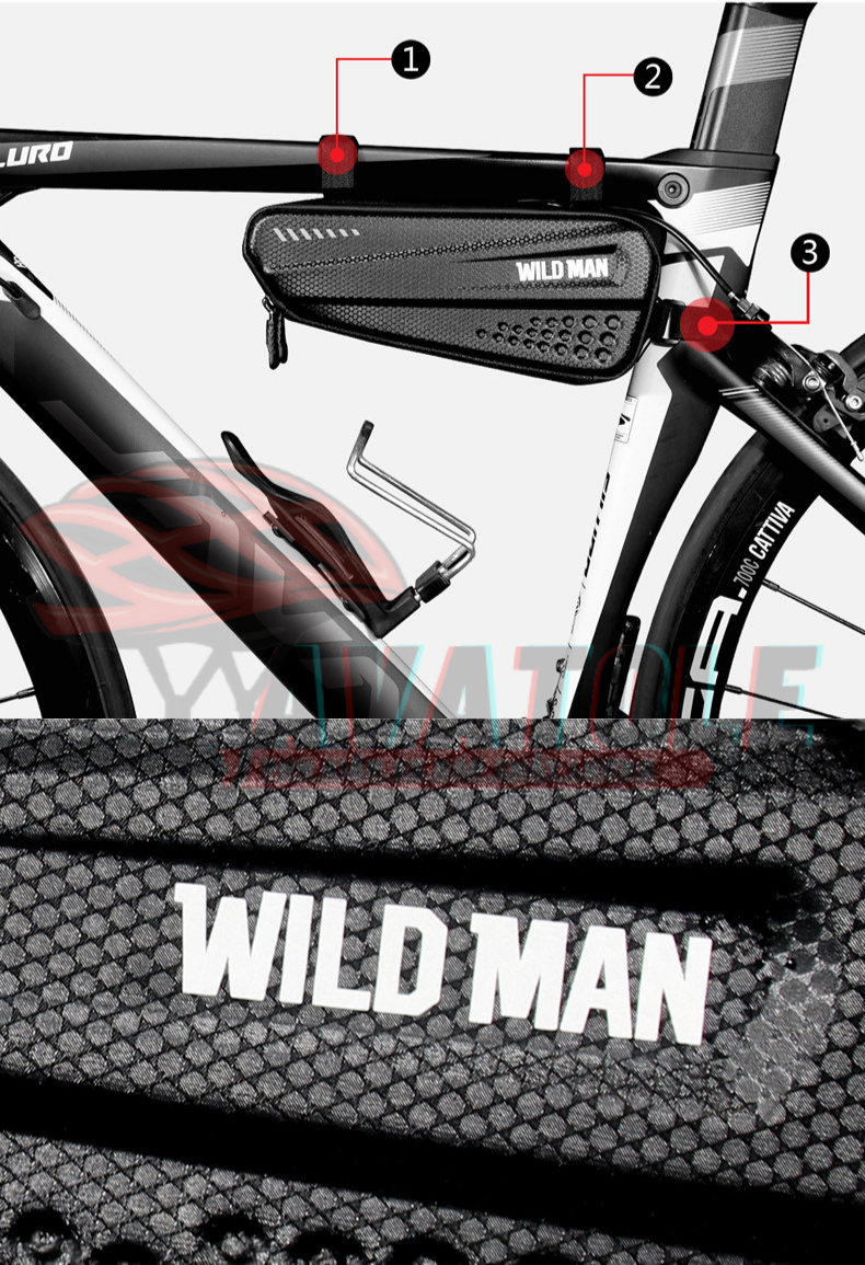 Túi xe đạp Wilman ES4 1.2L Túi xe đạp Wilman ES4 1.2L