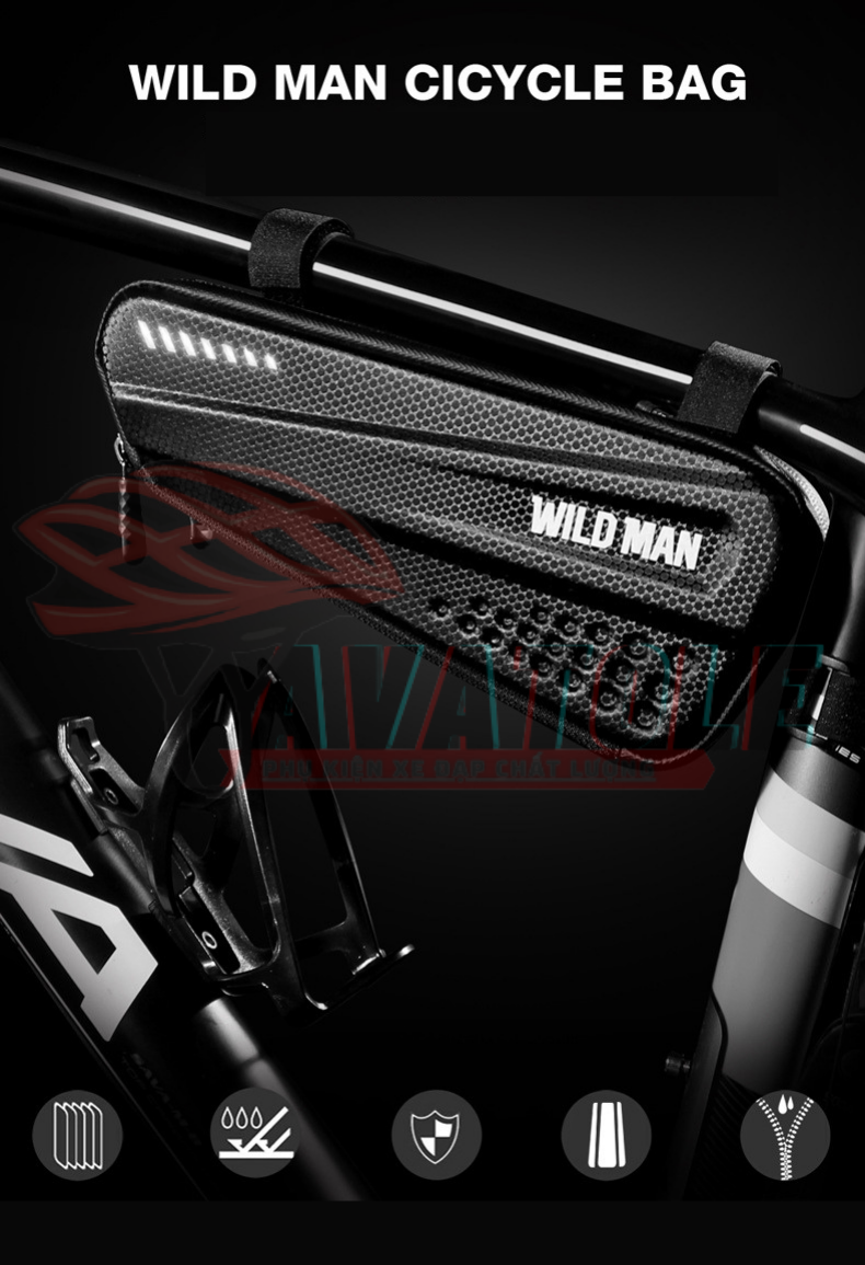 Túi xe đạp Wilman ES4 1.2L Túi xe đạp Wilman ES4 1.2L