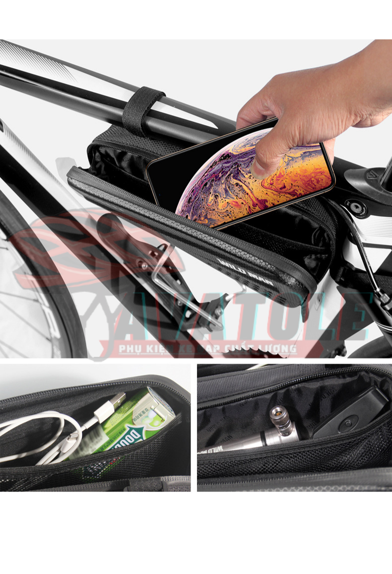 Túi xe đạp Wilman ES4 1.2L Túi xe đạp Wilman ES4 1.2L