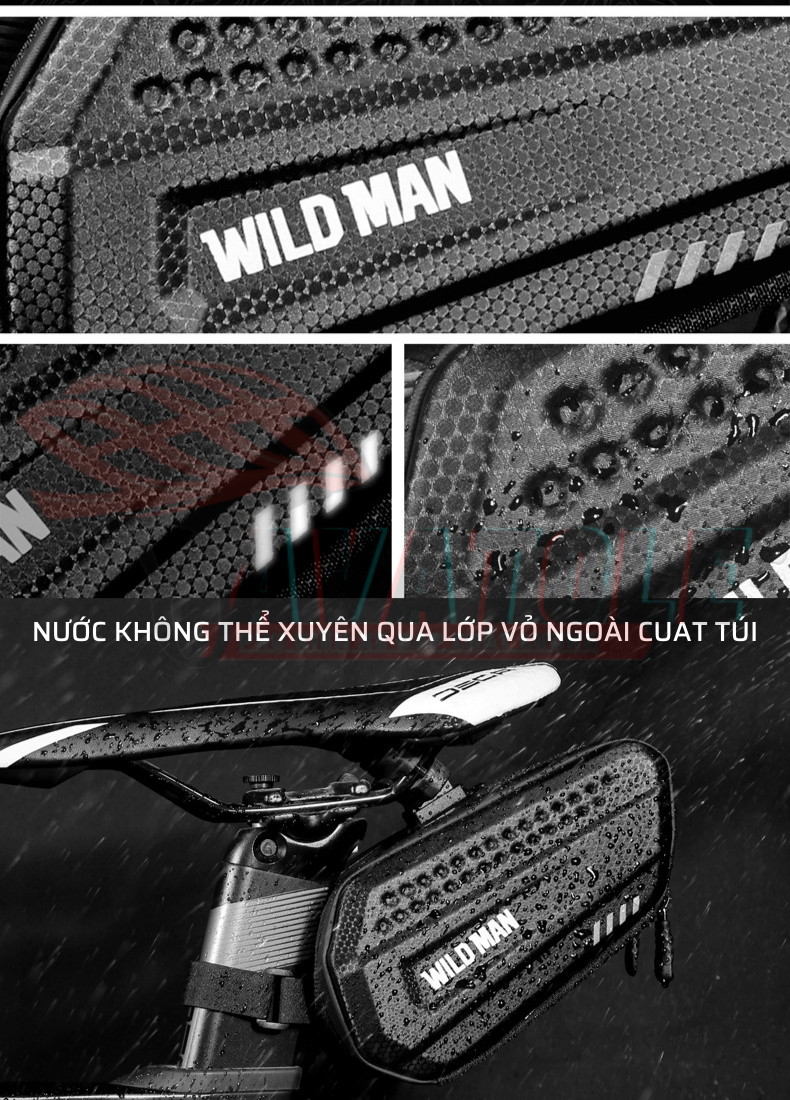 Túi treo yên xe đạp Wilman ES7