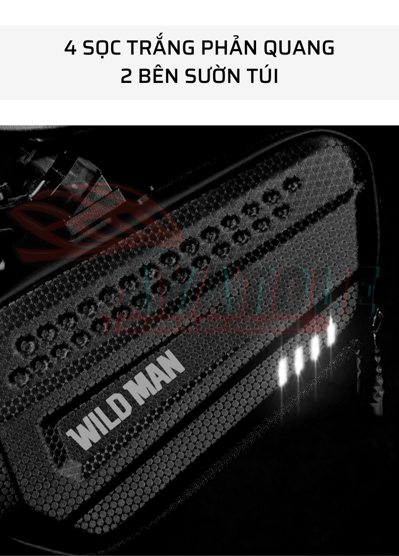 Túi treo yên xe đạp Wilman ES7