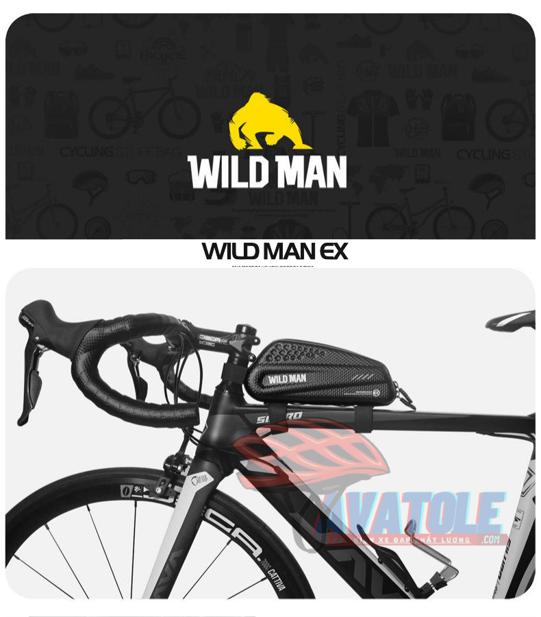 Túi treo sườn xe đạp Wild Man EX Túi treo sườn xe đạp Wild Man EX