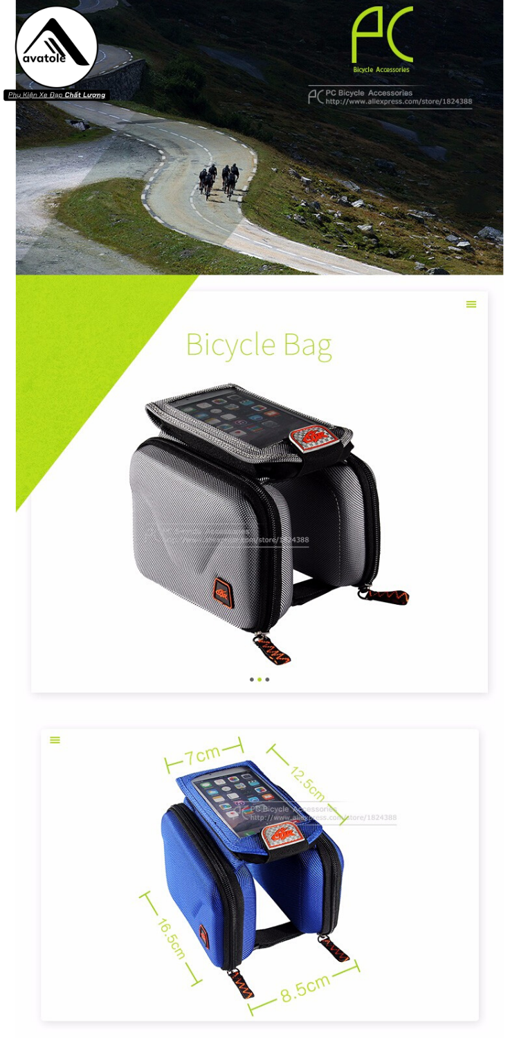 Túi Sườn Xe Đạp CBR TS-04 Túi Sườn Xe Đạp CBR TS-04