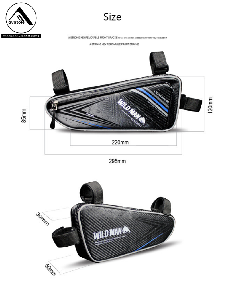 Túi Sườn Xe Đạp WildMan TS-03