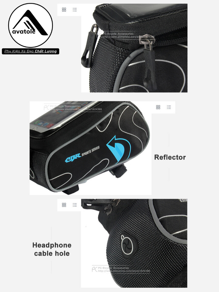 Túi Sườn Xe Đạp CBR TS-05