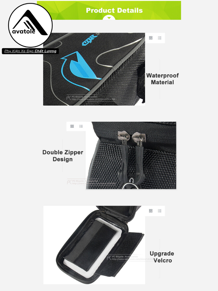 Túi Sườn Xe Đạp CBR TS-05