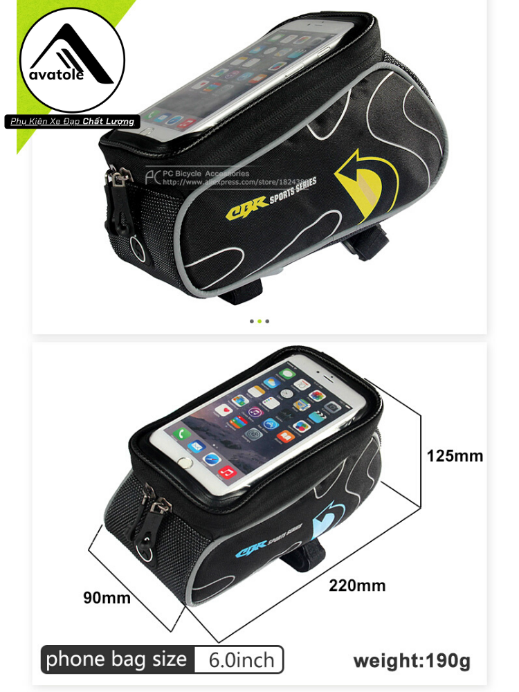 Túi Sườn Xe Đạp CBR TS-05