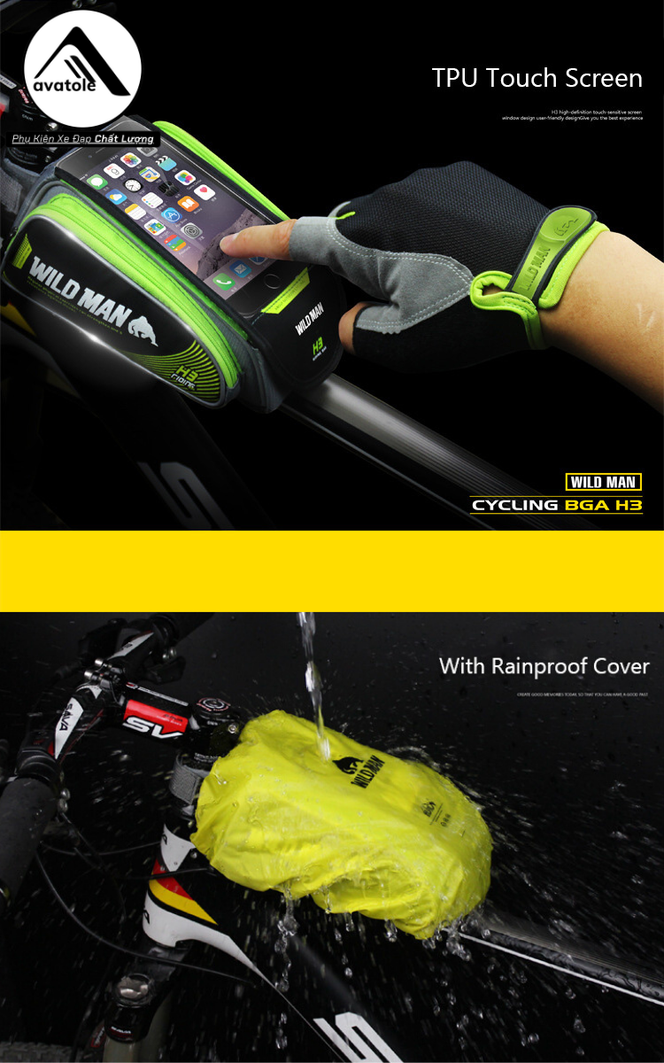 Túi Sườn Xe Đạp Wild Man H3 Túi Sườn Xe Đạp Wild Man H3