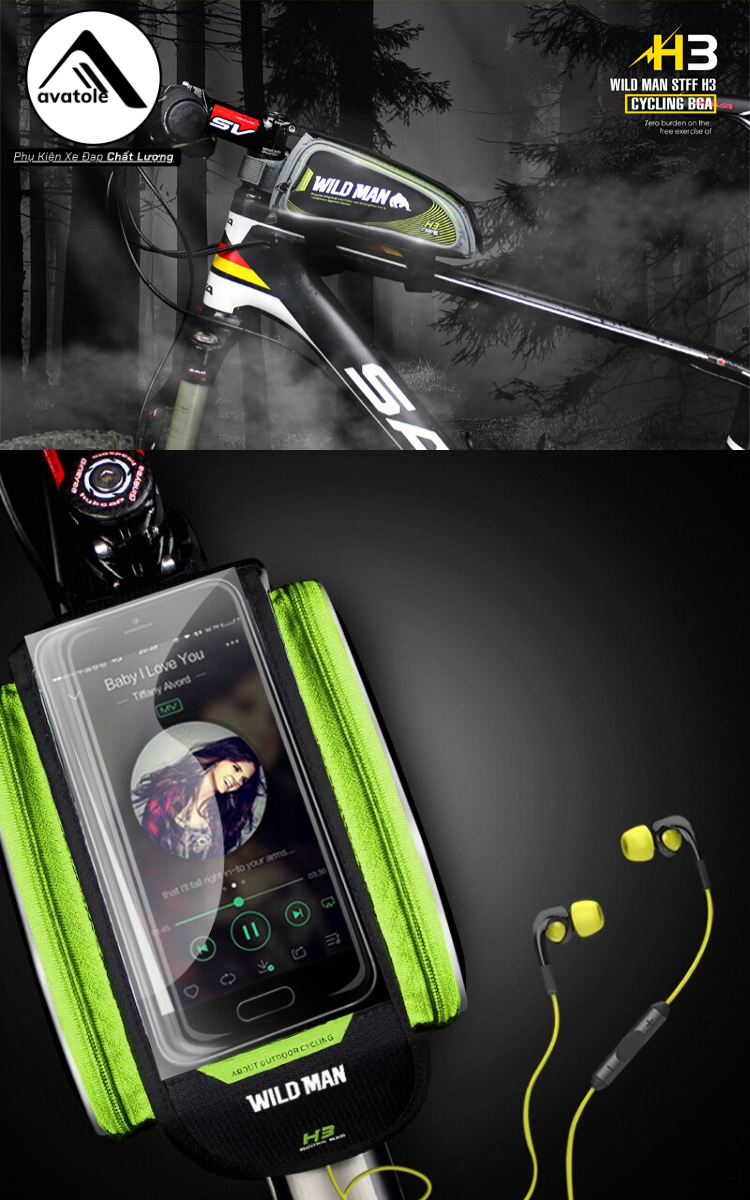 Túi Sườn Xe Đạp Wild Man H3 Túi Sườn Xe Đạp Wild Man H3
