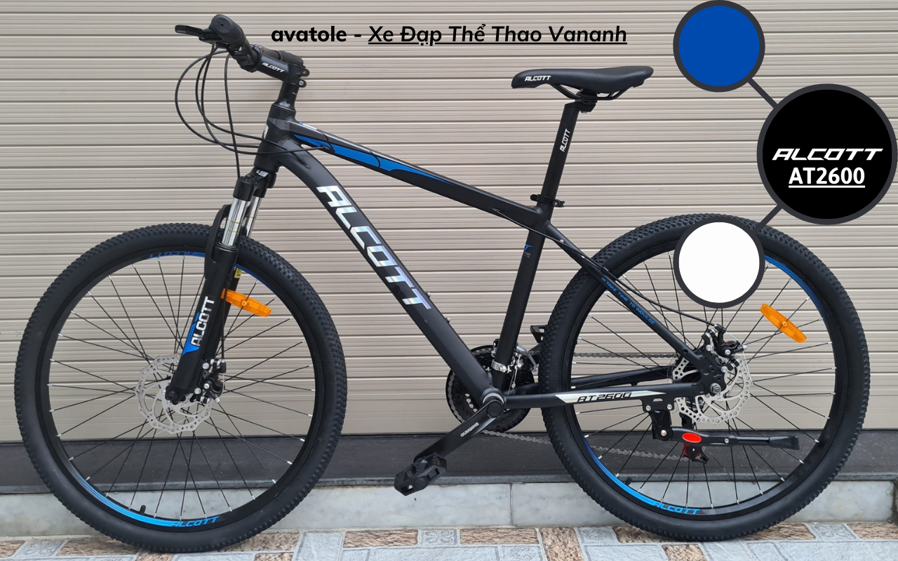 ALCOTT AT2600 MÀU XANH DƯƠNG ĐEN ALCOTT AT2600 MÀU XANH DƯƠNG ĐEN