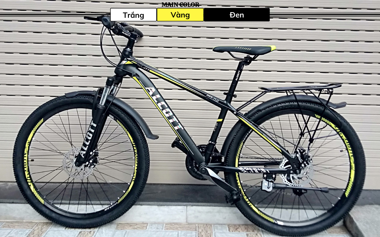 ALCOTT MT02 MÀU TRẮNG VÀNG ĐEN