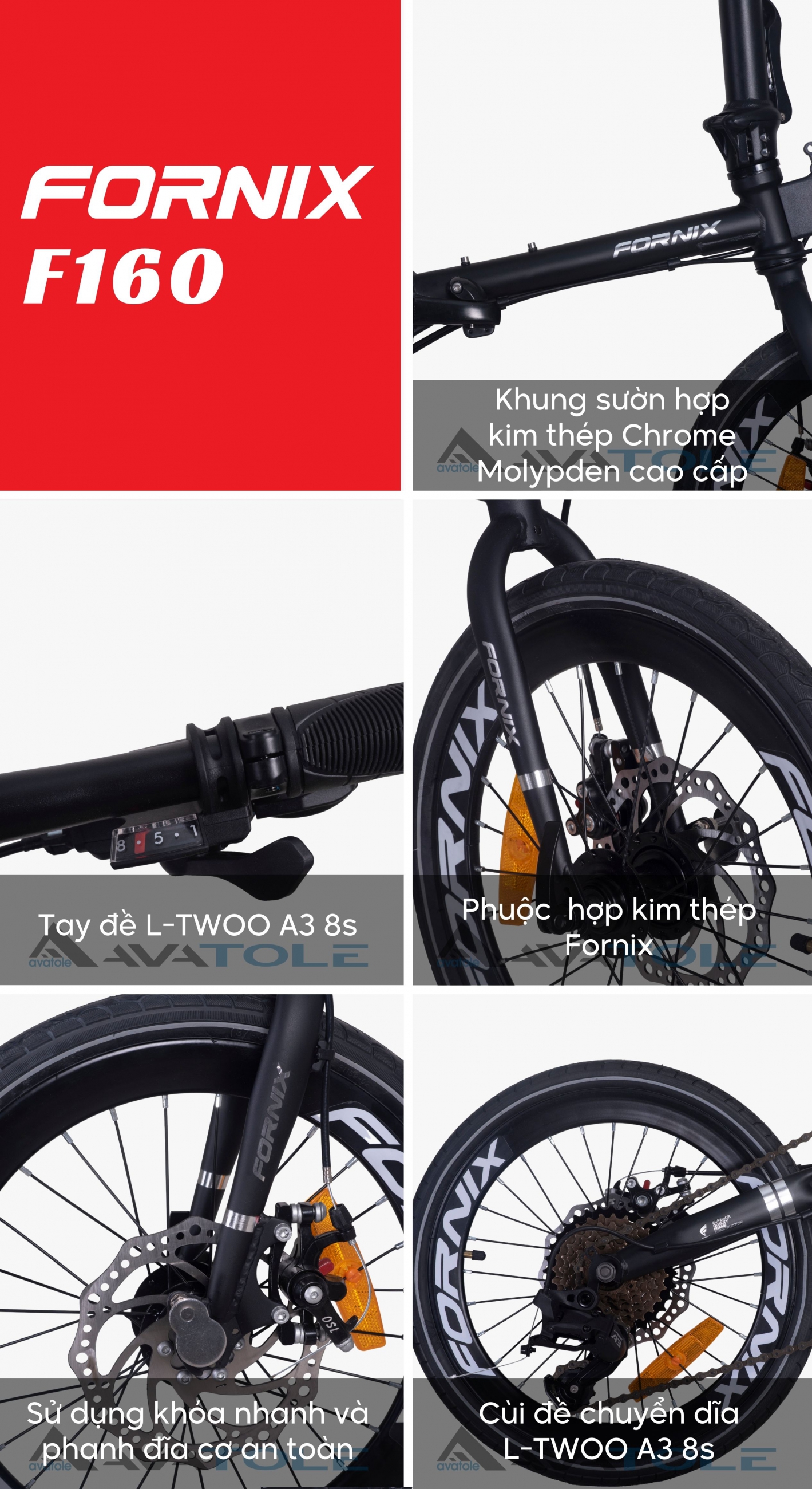 Thông số kỹ thuật Fornix F160 Thông số kỹ thuật Fornix F160