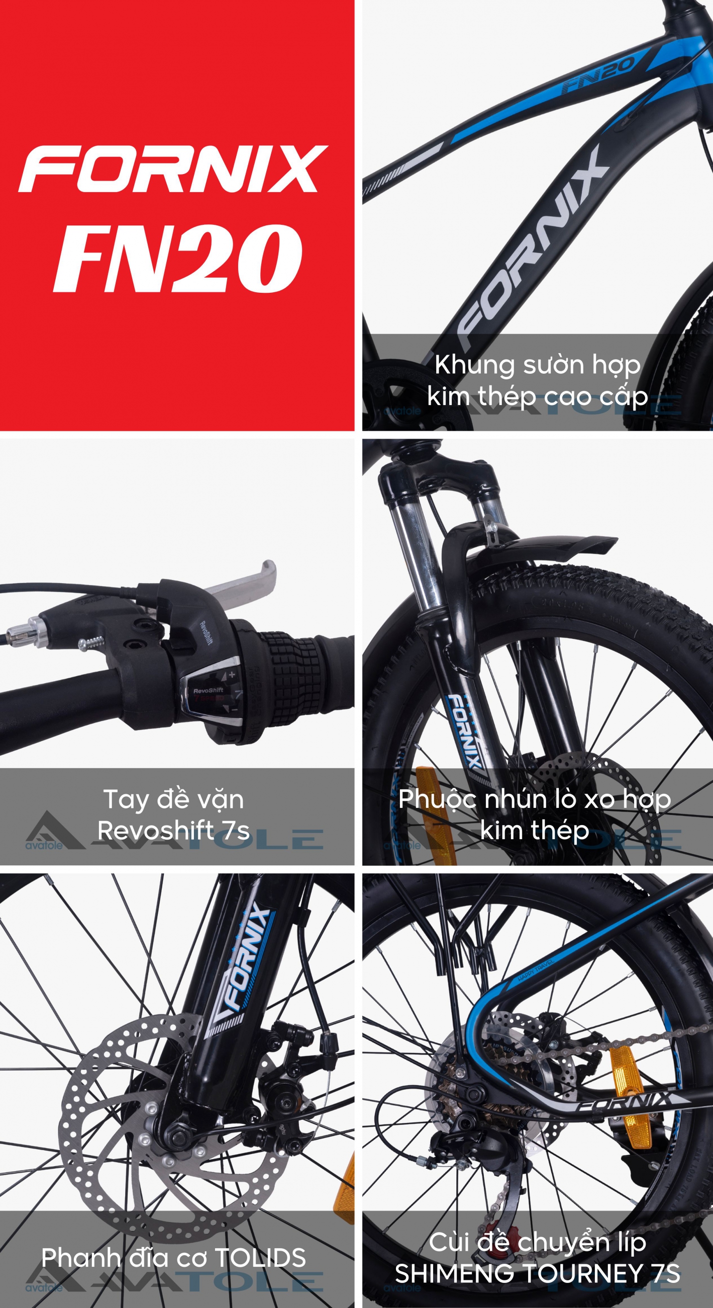Xe đạp trẻ em Fornix FN20 Xe đạp trẻ em Fornix FN20