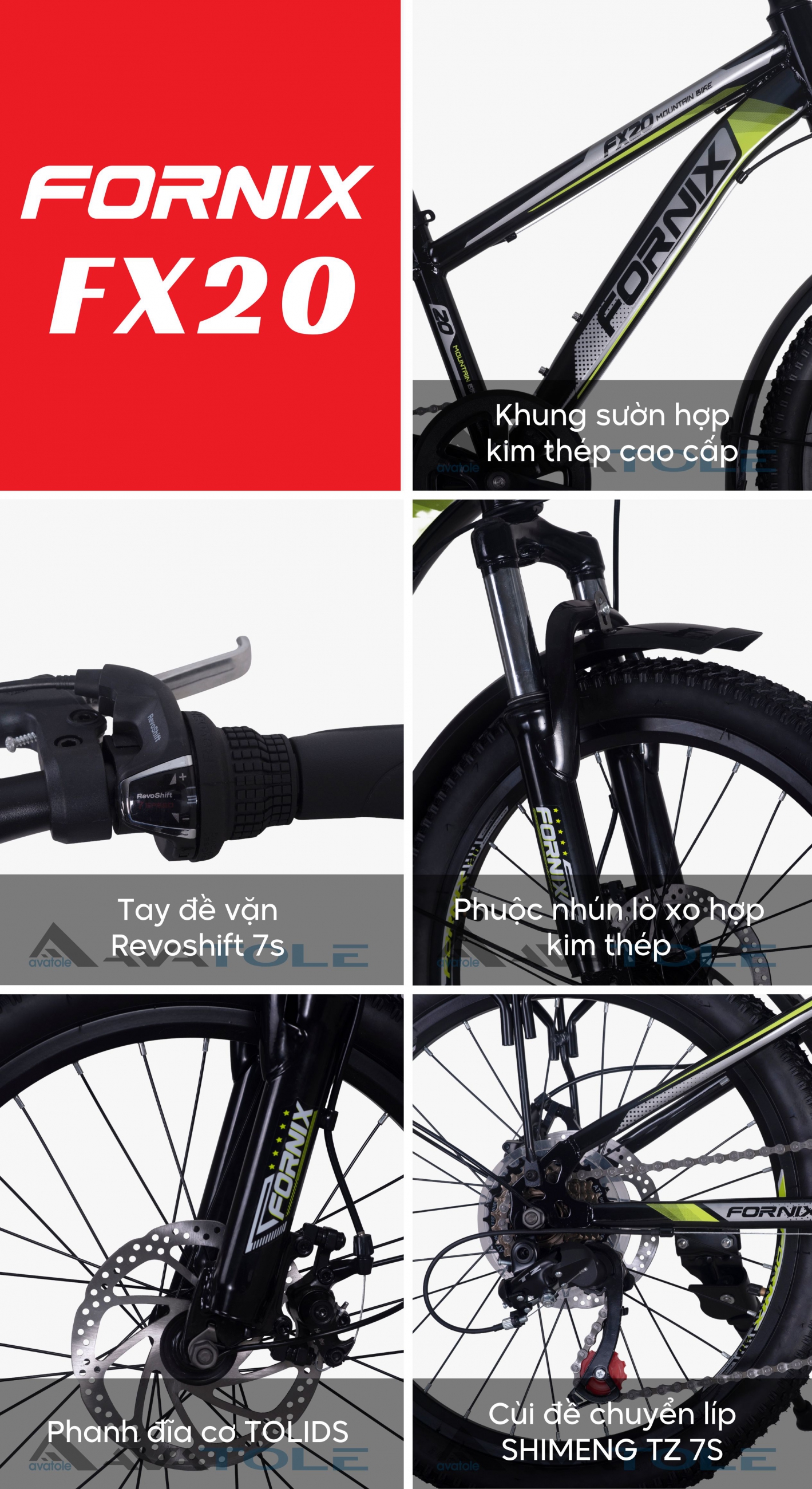 Thông số kỹ thuật fornix fx20