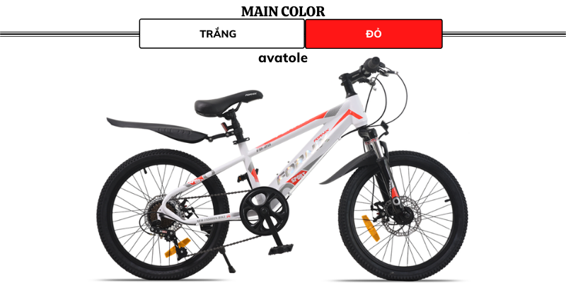 XE ĐẠP TRẺ EM FORNIX FB20 MÀU ĐỎ TRẮNG XE ĐẠP TRẺ EM FORNIX FB20 MÀU ĐỎ TRẮNG