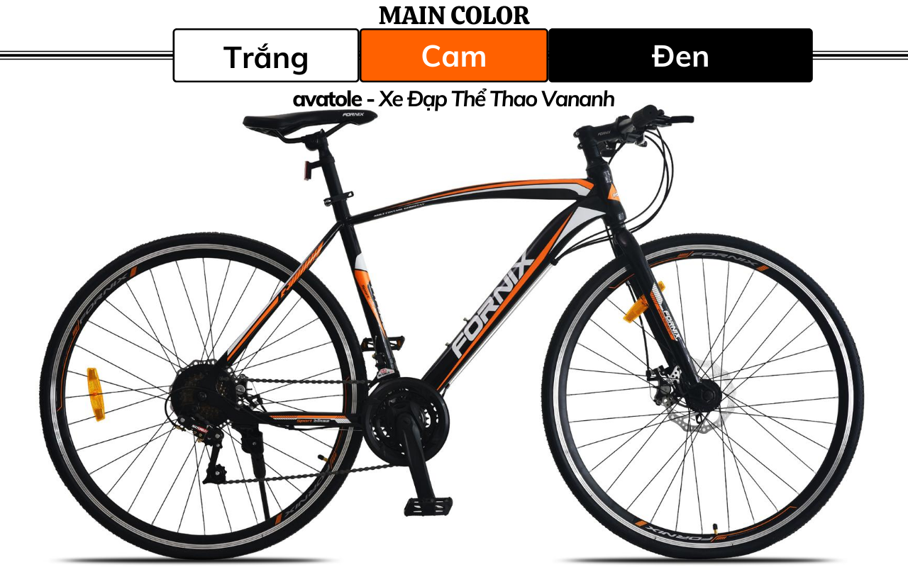 MÀU TRẮNG CAM ĐEN