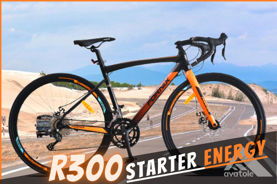 Xe Đạp Đua Fornix R300 Màu Cam Đen Xe Đạp Đua Fornix R300 Màu Cam Đen