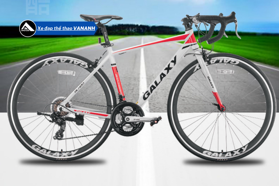 XE ĐẠP ĐUA GALAXY RL420 MÀU ĐEN ĐỎ TRẮNG XE ĐẠP ĐUA GALAXY RL420 MÀU ĐEN ĐỎ TRẮNG