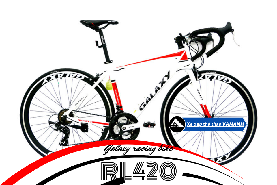 XE ĐẠP ĐUA GALAXY RL420 MÀU ĐEN ĐỎ TRẮNG  XE ĐẠP ĐUA GALAXY RL420 MÀU ĐEN ĐỎ TRẮNG