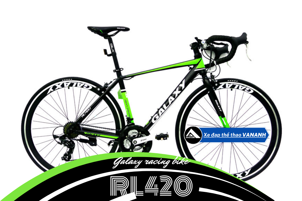 XE ĐẠP ĐUA GALAXY RL420 MÀU TRẮNG XANH LÁ ĐEN XE ĐẠP ĐUA GALAXY RL420 MÀU TRẮNG XANH LÁ ĐEN