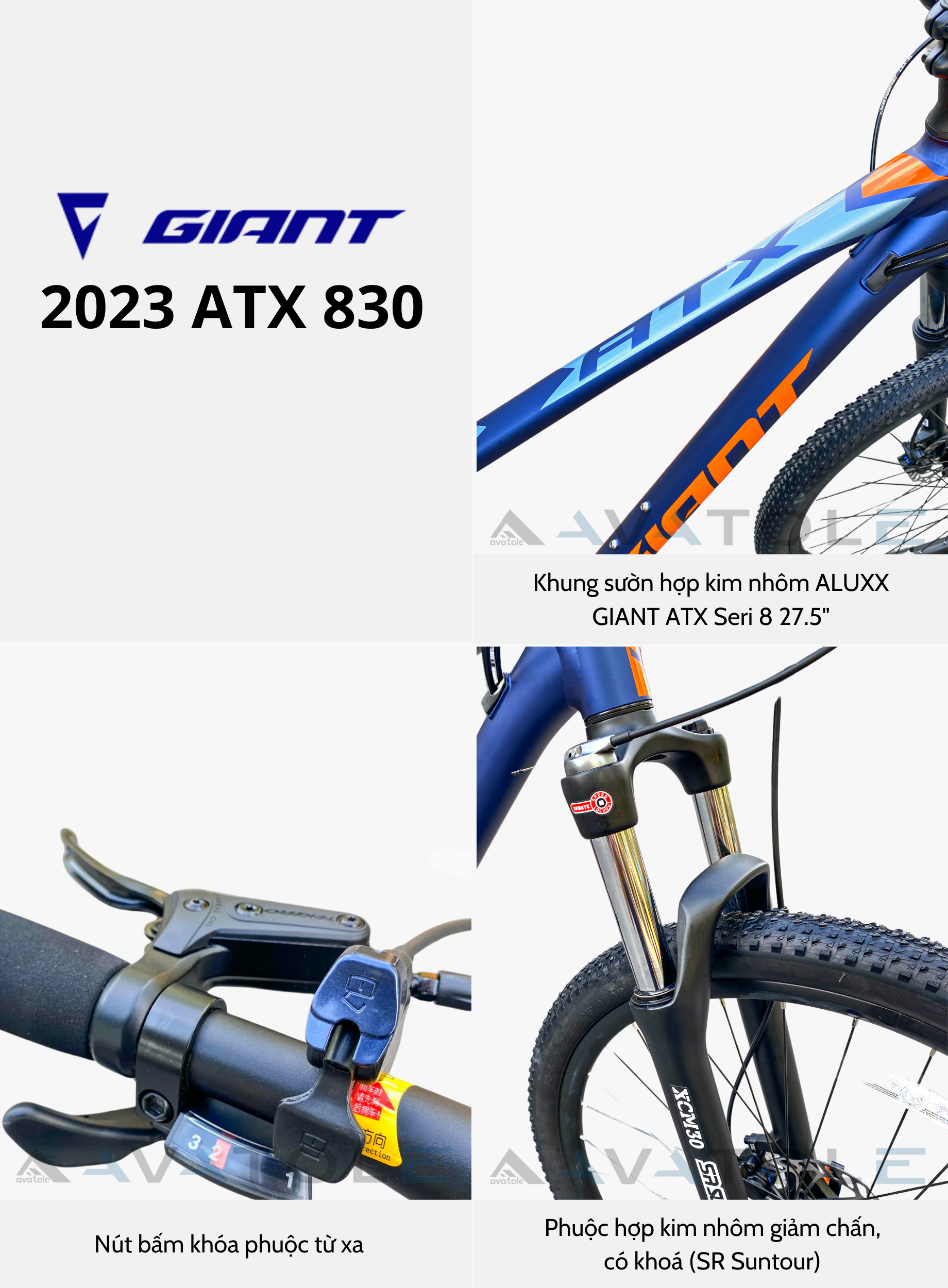 Đặc điểm nổi bật Giant 2023 ATX 830 Đặc điểm nổi bật Giant 2023 ATX 830