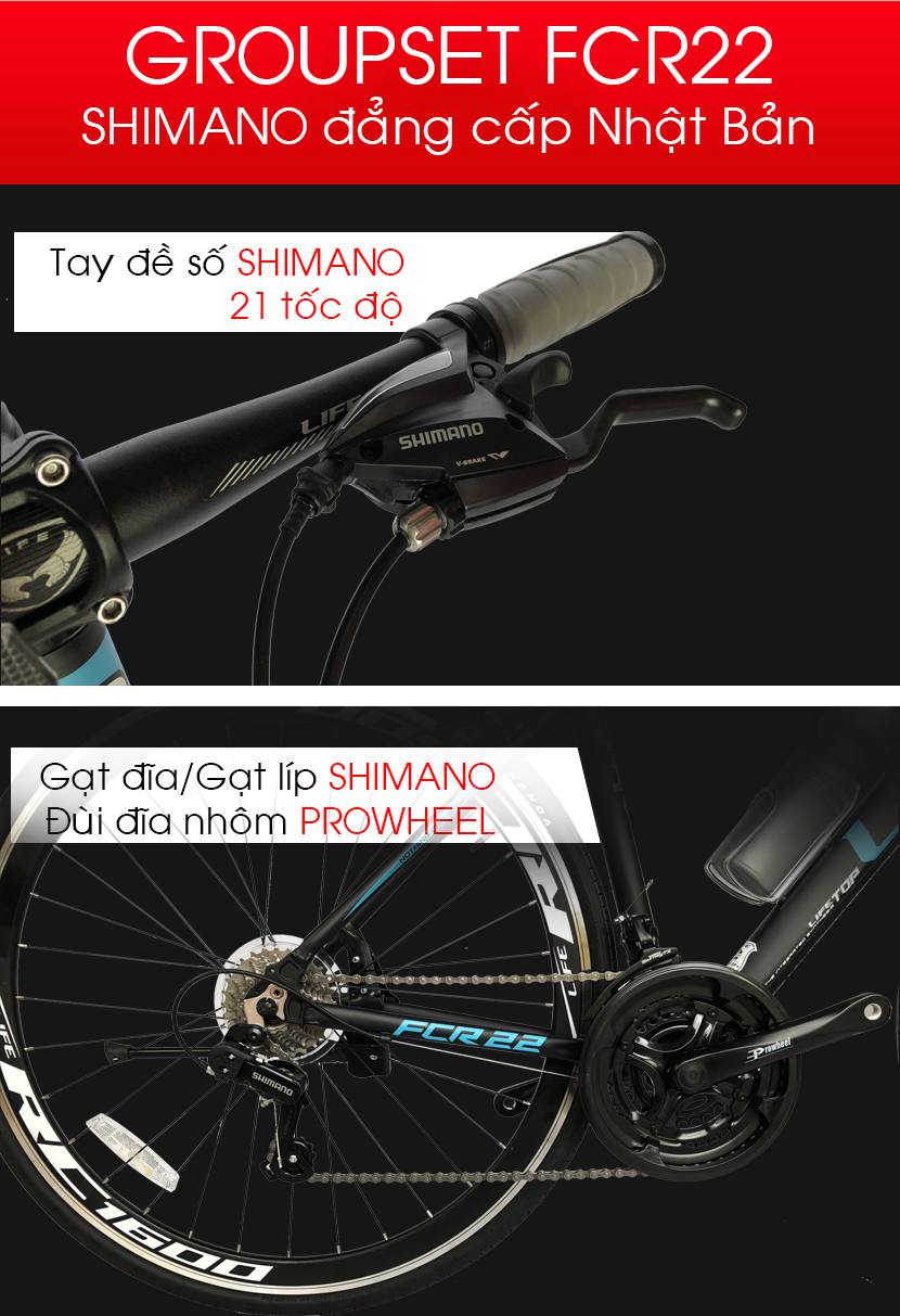 Mô tả xe đạp Life FCR22 Mô tả xe đạp Life FCR22