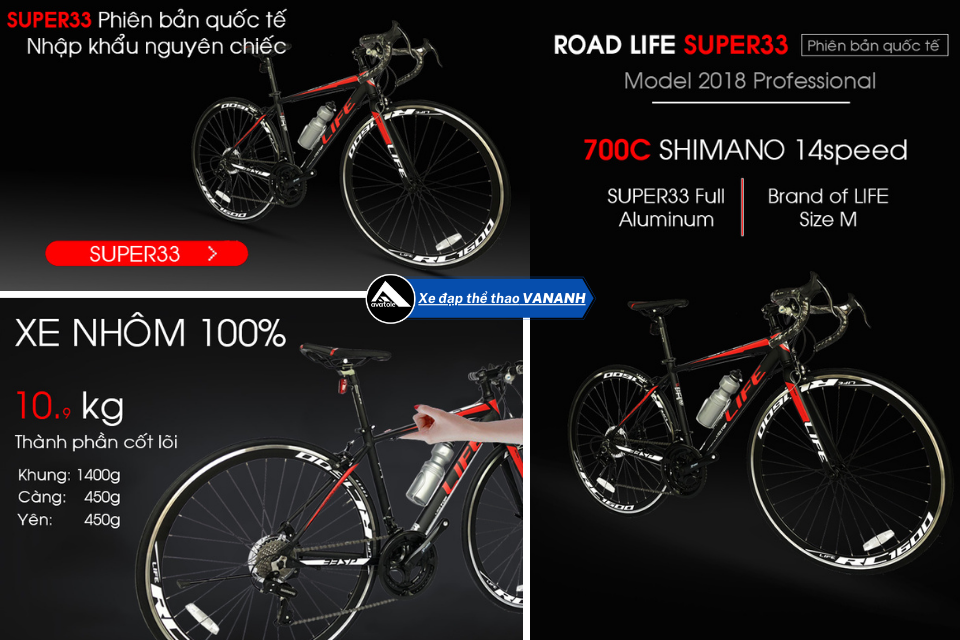 Chi Tiết Xe Đạp Đua Life Super33 Chi Tiết Xe Đạp Đua Life Super33