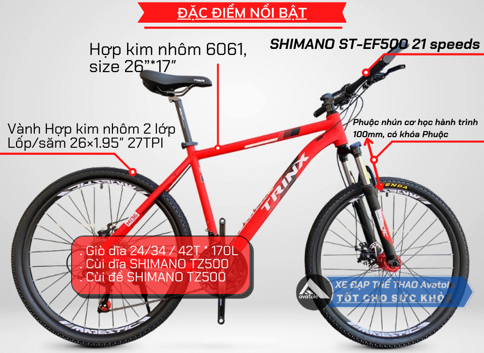 ĐẶC ĐIỂM NỔI BẬT TRINX M136 ĐẶC ĐIỂM NỔI BẬT TRINX M136