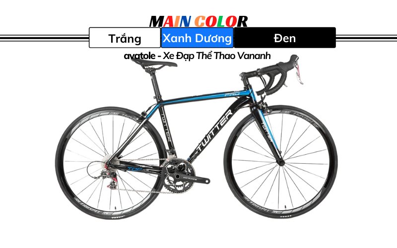 Twitter Tw736 Pro Màu Trắng Xanh Dương Đen