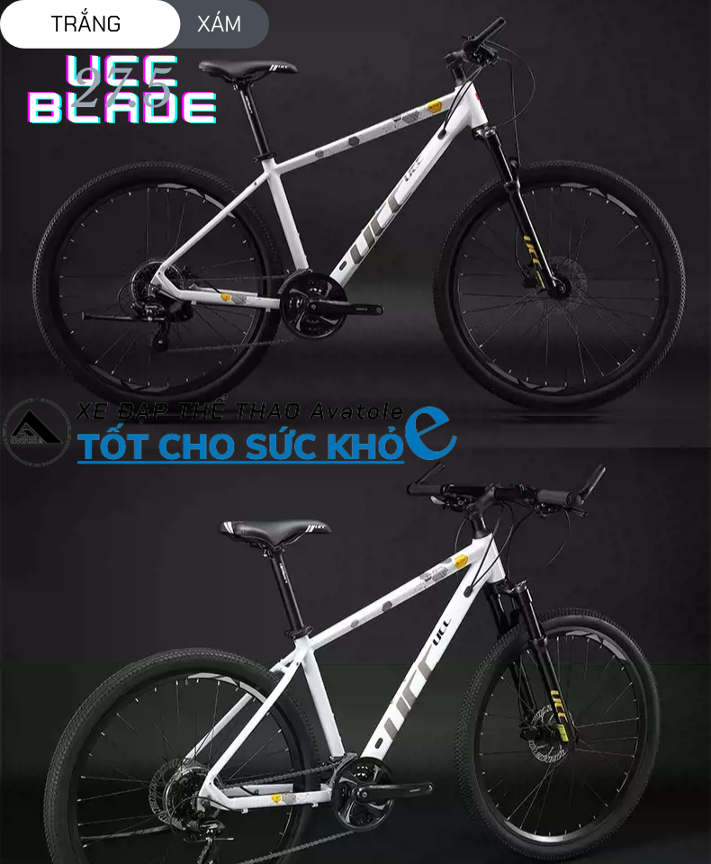 UCC Blade 27.5 màu trắng UCC Blade 27.5 màu trắng