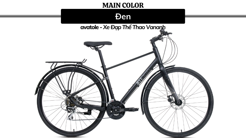 Xe Đạp Touring Jett Strada Q3 Màu Đen Xe Đạp Touring Jett Strada Q3 Màu Đen