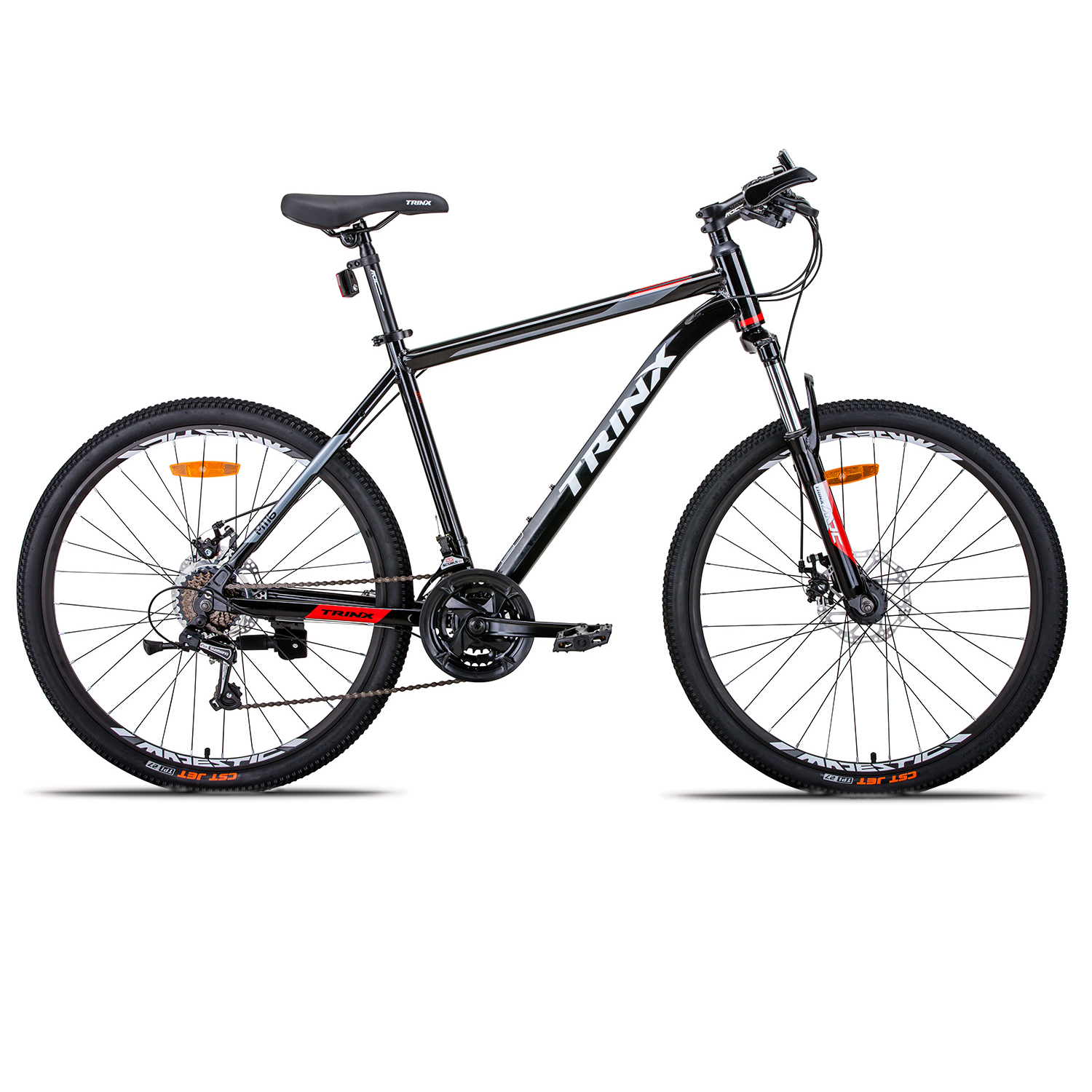 Xe đạp địa hình TrinX M116 | 2021 màu trắng đỏ đen