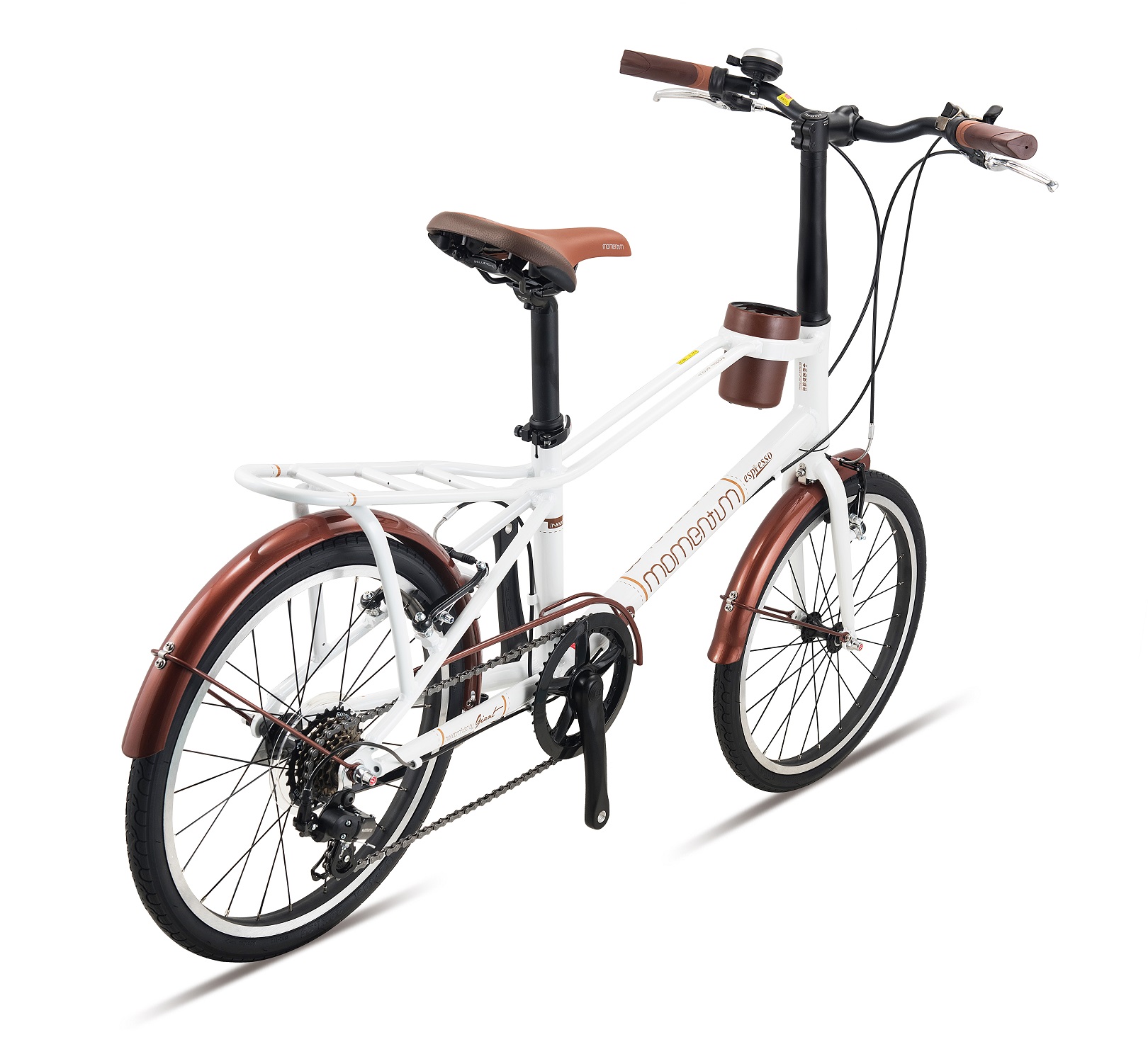 Xe đạp thời trang Momentum 2021 Ineed Espresso màu trắng